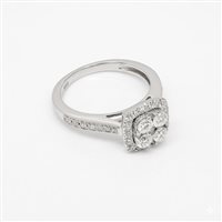 Anello Breda Gioielli Donna in Oro bianco Diamante 0.90 Ct ENQC7476-NG - ENQC7476-NG